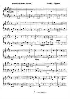 Sonata No.1 in Sol Diesis Minore