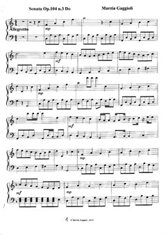 Sonata No.3 in Do Maggiore