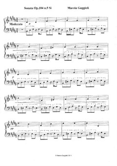 Sonata No.5 in Si Maggiore