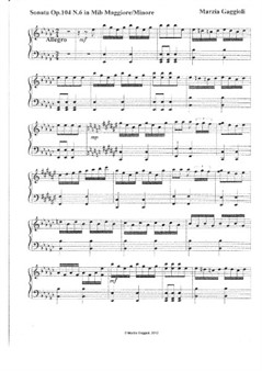 Sonata No.6 in Mi Bemolle Maggiore