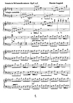 Sonata No.5 in Mi Bemolle Minore