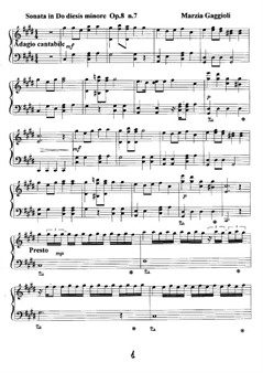 Sonata No.7 in Do Diesis Minore