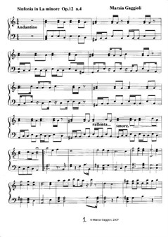 Sinfonia No.4 in La Minore