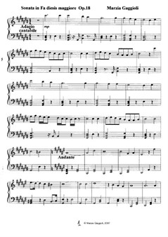Sonata in Fa Diesis Maggiore