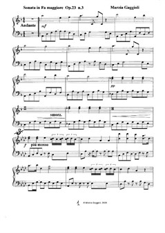 Sonata No.3 in Fa Maggiore