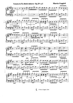 Sonata No.3 in Fa Diesis Minore