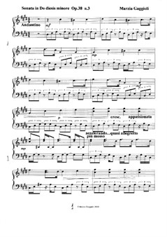 Sonata No.3 in Do Diesis Minore