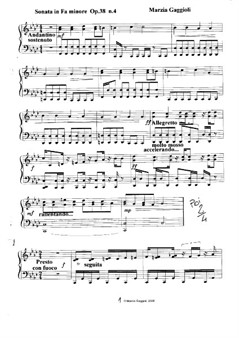 Sonata No.4 in Fa Minore