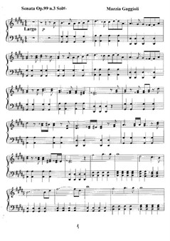 Sonata No.3 in Sol Diesis Minore