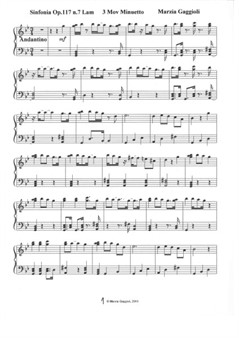 Sinfonia No.7 in La Minore, III. Minuetto