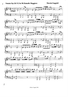 Sonata No.3 in Mi Bemolle Maggiore